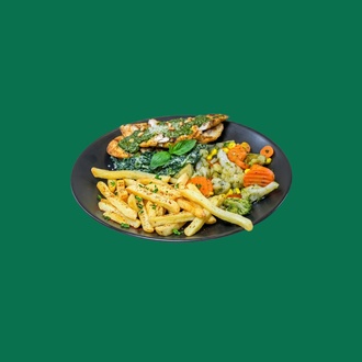 Pesto Soslu Tavuk görseli