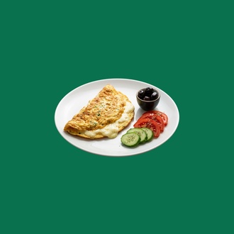 Beyaz Peynirli Maydanozlu Omlet görseli