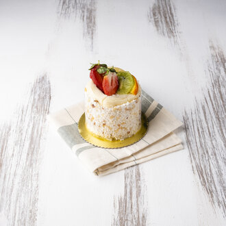 Karışık Meyveli Pasta (1 Kişilik) görseli