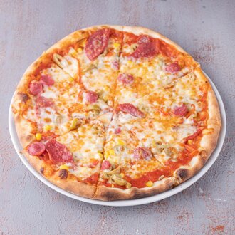 Dört Mevsim Pizza (8 Dilim) görseli