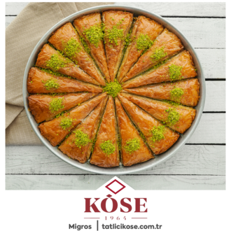 Fıstıklı Havuç Dilim Baklava  (500 gr. ) görseli