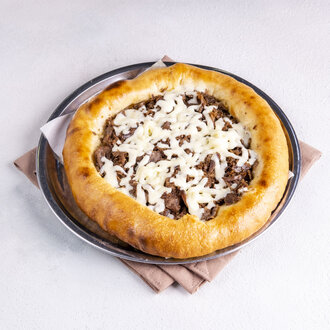 Kavurmalı Kaşarlı Pide (Yuvarlak) görseli