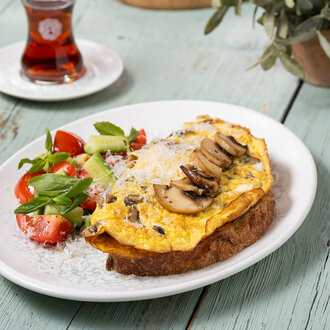 Mantarlı Omlet görseli