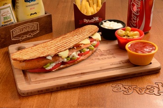 Süper Tulum Peynirli Kaşarlı Ayvalık Tostu görseli