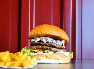 Double Mushroom Burger görseli