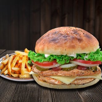 Duble Köfte Burger görseli