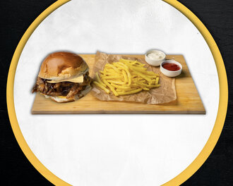 BBQ Soslu Tavuk Pirzola Burger görseli