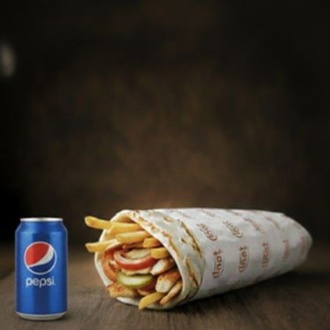 Zurna Tavuk Döner Dürüm (45 Cm) + Pepsi (330 Ml) görseli