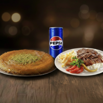 Et Döner Posiyon + Künefe + Kutu İçecek görseli