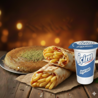 Patso Dürüm & Tatlı ve Ayran (200 ml) görseli