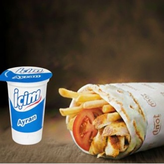 Zurna Tavuk Döner Dürüm (45 Cm) & Ayran (20 Cl) Menü görseli