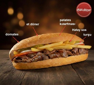 Yarım Ekmek Arası Et Döner görseli