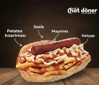 Sosisli Patso Sandviç görseli