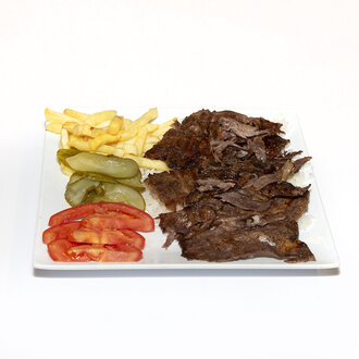Pirinç Pilavı Üstü Et Döner görseli