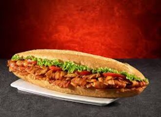 Tam Ekmek Arası Tavuk Döner görseli