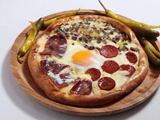 Karışık Yuvarlak Pide görseli