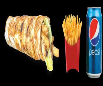 Tavuk Döner Dürüm Menü 2 görseli