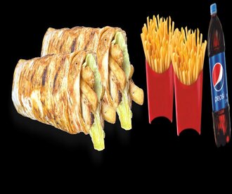 Tavuk Döner Dürüm Menü 3 görseli