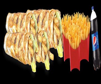 Tavuk Döner Dürüm Menü 4 görseli