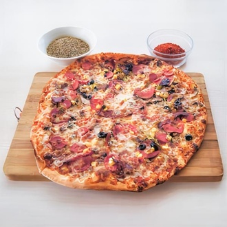 Salami Pizza (Büyük) görseli
