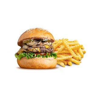 Home Mushroom Burger görseli