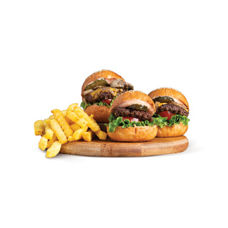 Home 3 Shot Burger görseli