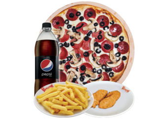 Monza Pizza (Büyük) Menü görseli