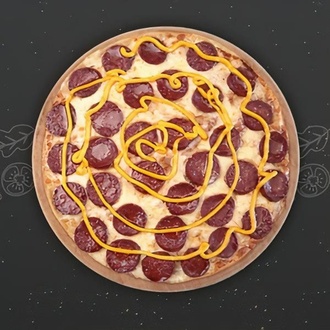 Kasap Sucuklu Cheddarlı Pizza (Orta) görseli