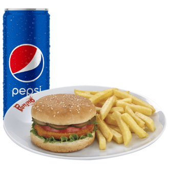 Chicken Burger Menü görseli