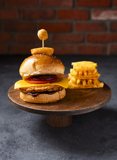 Barbekü Tavuk Burger Menü görseli