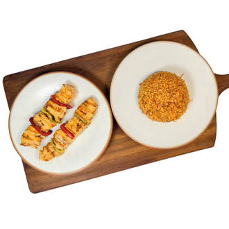 Tavuk Şiş & Bulgur Pilavı (380 Gr.) görseli