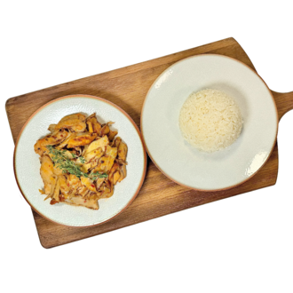 Tavuk Döner & Tereyağlı Pirinç Pilavı (300 Gr.) görseli