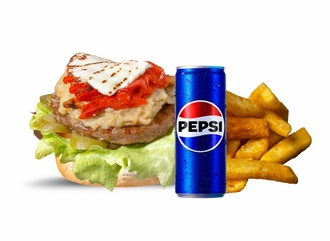 Köz Sebzeli Burger Menü görseli