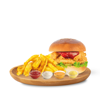 Burning Garage Chicken Burger görseli