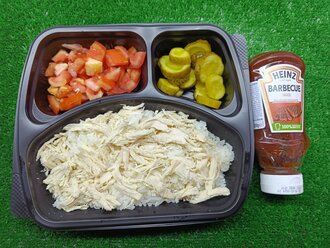 Barbekü Soslu Tavuklu Pilav görseli