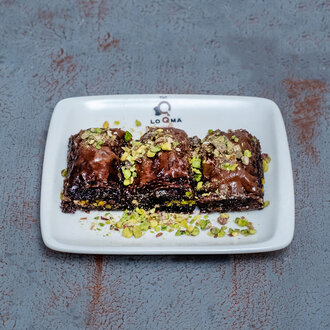 Fıstıklı Çikolatalı Baklava (3 Dilim) görseli