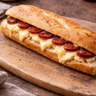 Ekmek Arası Sucuklu Yumurta görseli