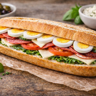 Yumurtalı Kahvaltı Sandviç görseli