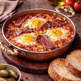 Pastırmalı Menemen görseli