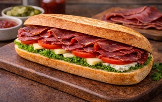 Pastırmalı Kahvaltı Sandviç görseli