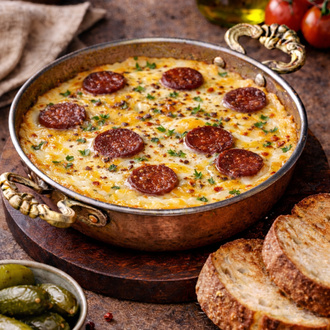 Sahanda Tereyağlı Sucuklu Yumurta görseli