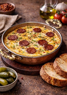Sahanda Tereyağlı Sucuklu Yumurta görseli