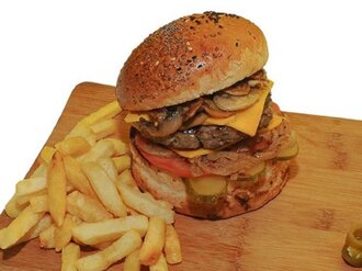 Mantarlı Burger görseli