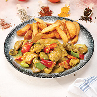 Köri Soslu Tavuk görseli