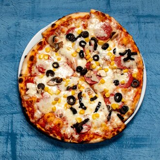 Veggie Pizza (Büyük) görseli