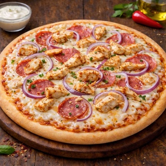 Pirlo Kremalı Tavuklu Pizza (Küçük) görseli