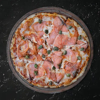 Somon Füme Pizza (Büyük) görseli