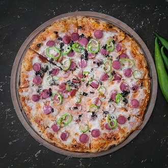 Sosisli Pizza (Standart Boy) görseli