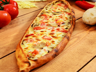 Mantarlı Pide (Açık) görseli