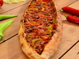 Kuşbaşılı Pide (Açık) görseli